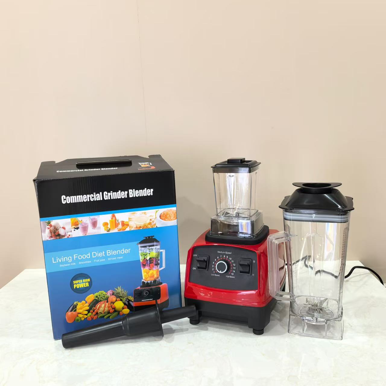 A 2L large capacity household double cup juicer and commercial high-speed sand ice machine