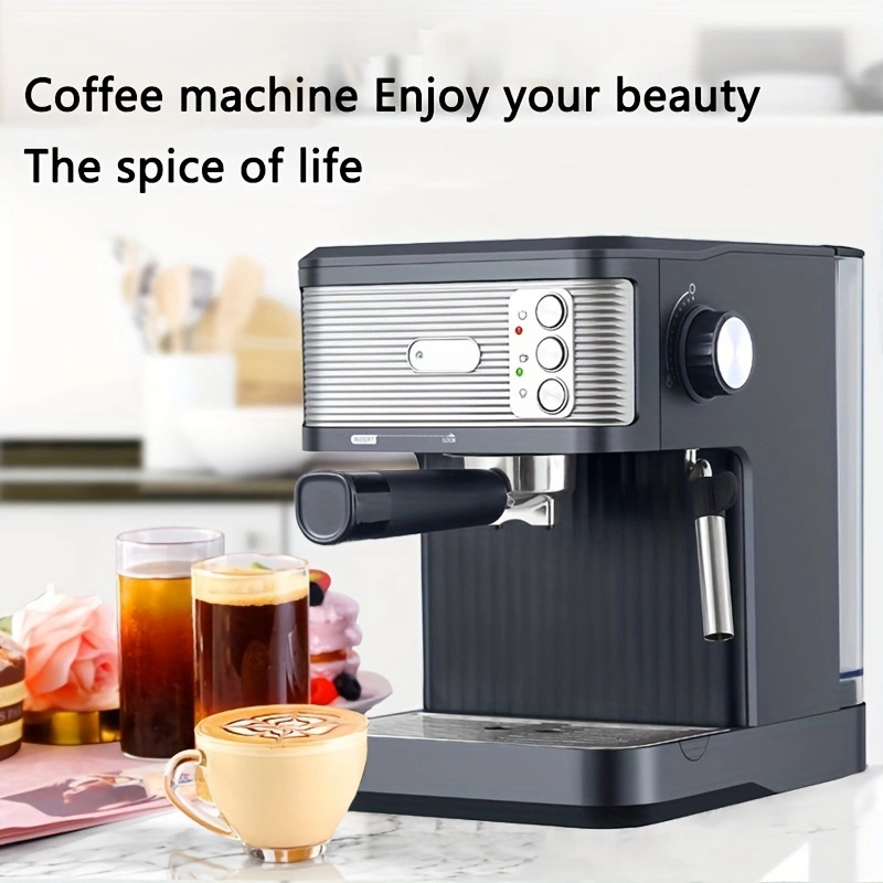 An Italian style intelligent panel temperature control multifunctional home coffee machine